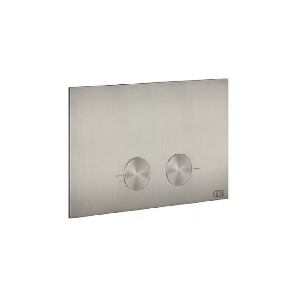 Клавиша смыва, Gessi, для инсталяций, шгв 245*5*155, цвет-Steel Brushed
