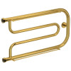 Полотенцесушитель, Сунержа, Гусли, 2 полки, шгв 660*105-125*356, цвет-золото