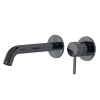 Смеситель для раковины, Splendy, Passion, настенный встраиваемый, цвет-хром черный