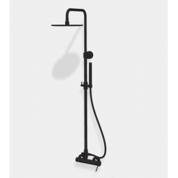 Душевая стойка, Fima Carlo Frattini, Shower column, цвет-черный матовый
