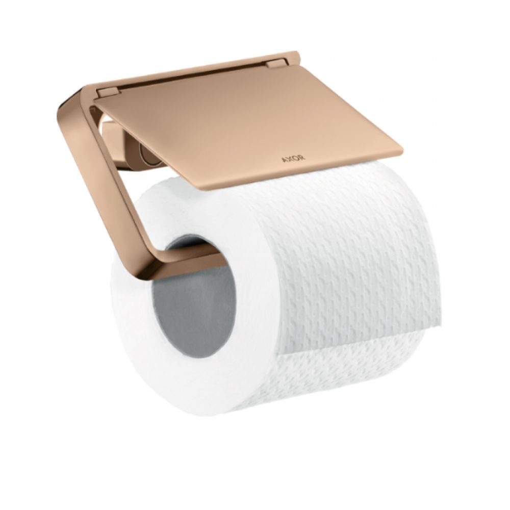 Бумагодержатель, Axor, Axor Universal Softsquare, шгв 135*21*80, цвет-полированное красное золото