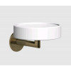 Мыльница, Gessi, Anello, шгв 115*127*79, цвет-белый/Antique Brass