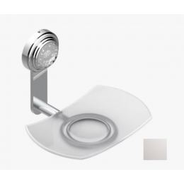 Мыльница, THG, Dahlia, шгв 160*128*124, цвет-никель