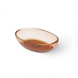 Раковина, DEA Design, Countertop basin, шгв 600*400*155-145, отверстия для смесителя-отсутствуют, цвет-Sunset