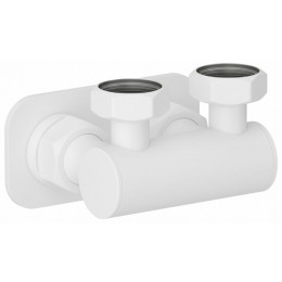 Модуль, Сунержа, угловой EU50,  для отопительных приборов, цвет-белый матовый