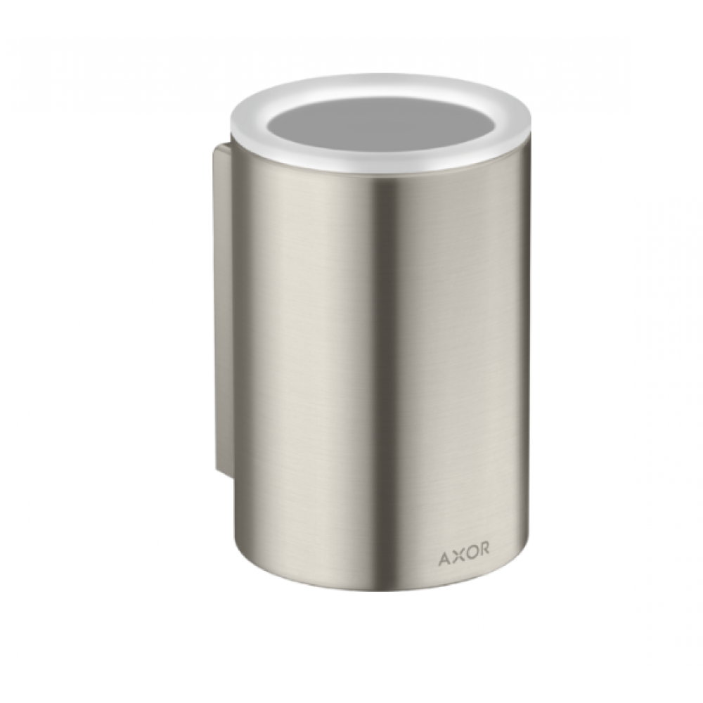 Стакан, Axor, Axor Universal Circular, шгв 76*84*114 мм, цвет-под сталь