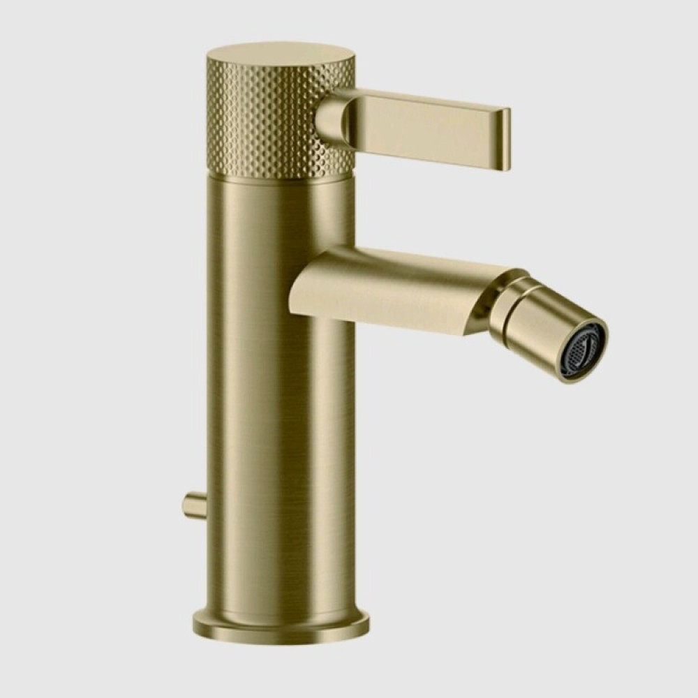 Смеситель для биде, Gessi, Inciso, цвет-Brushed Brass PVD