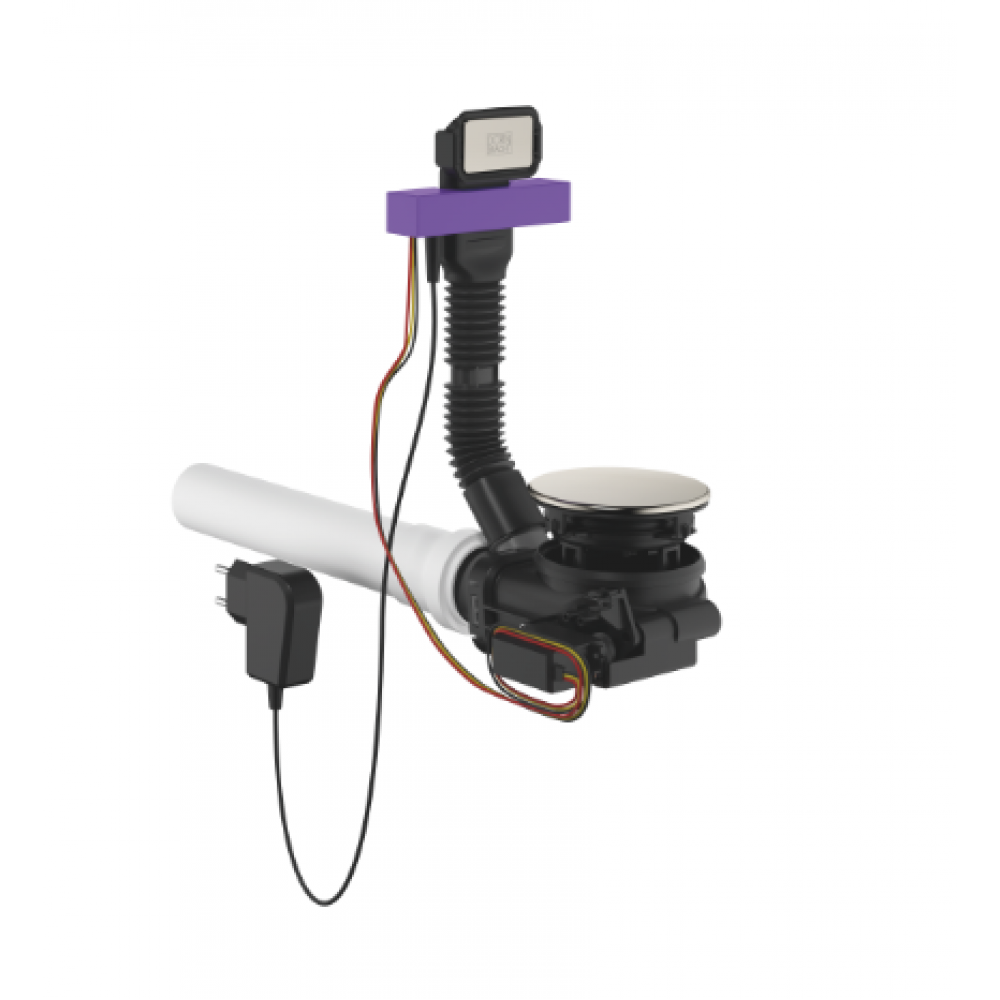 Слив-перелив, Dornbracht, для кухонных моек, длина троса, мм-231, цвет накладки-сталь