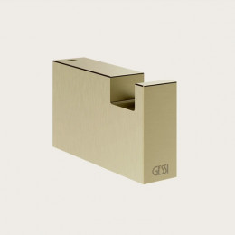 Крючок, Gessi, Rettangolo, шгв 15*60*35, цвет-Brushed Brass PVD