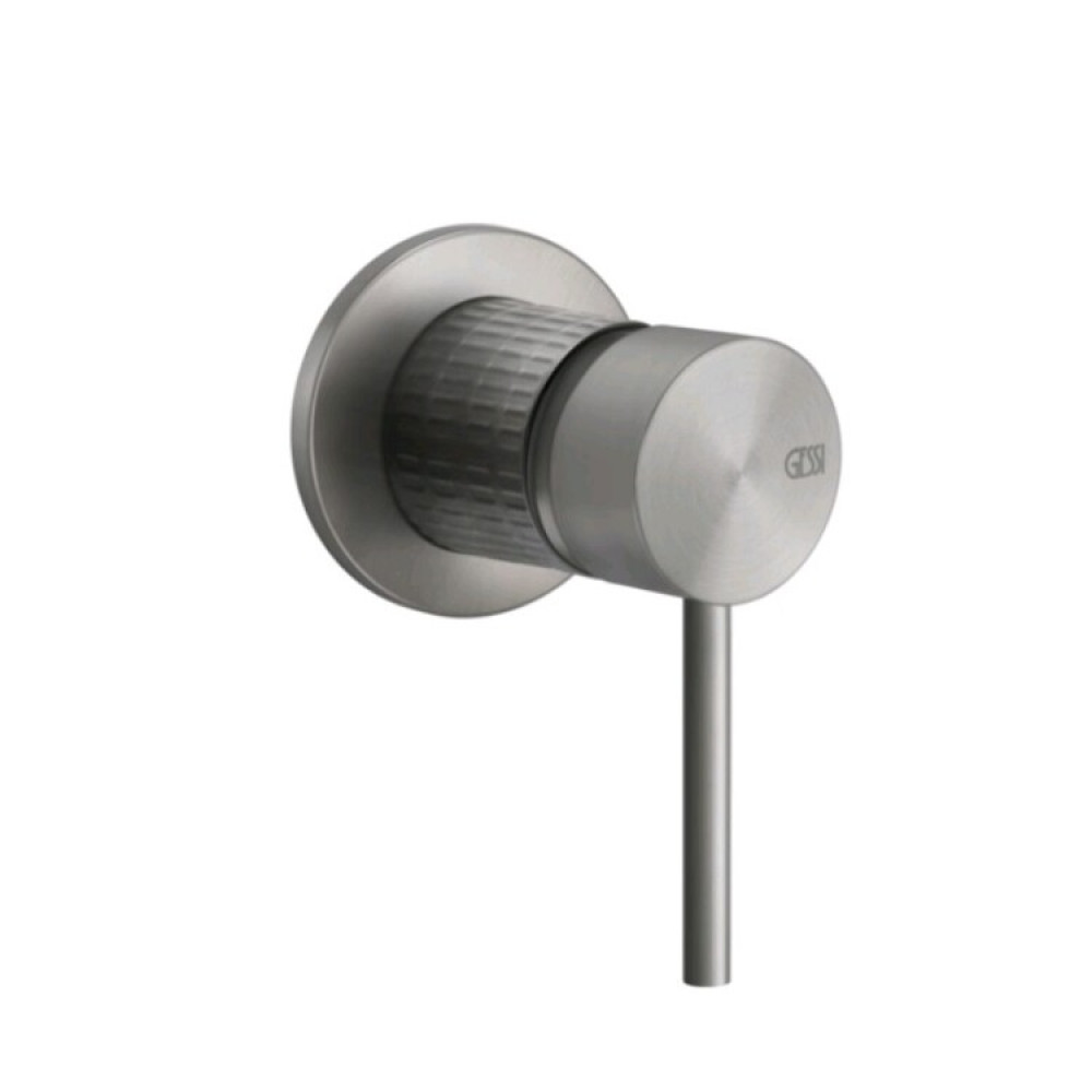 Смеситель для душа, Gessi, 316 Meccanica, на 1 потребитель, цвет-Steel Brushed