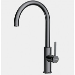 Смеситель для кухни, Omoikiri, Okawa 2 Plus, цвет-сталь вороненая