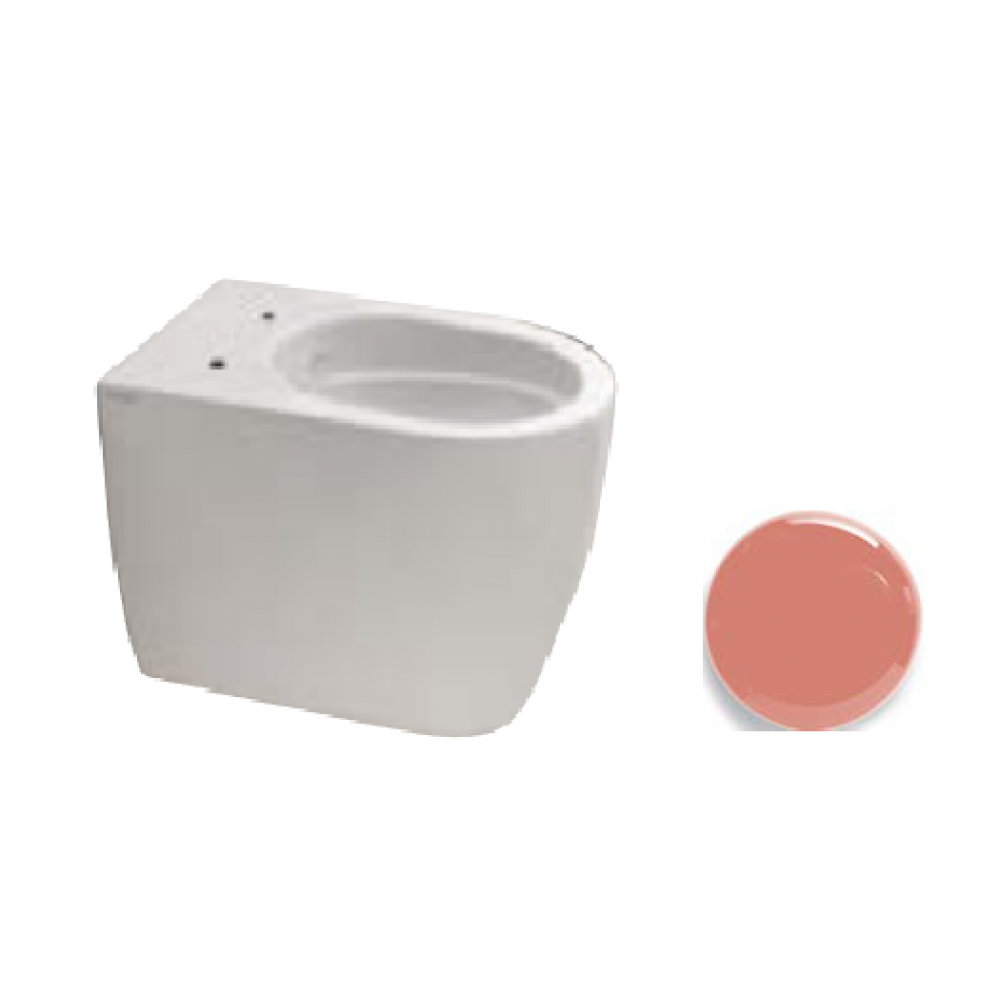 Унитаз, Scarabeo, Glam, напольный, шгв 360*550*420, цвет-Peach