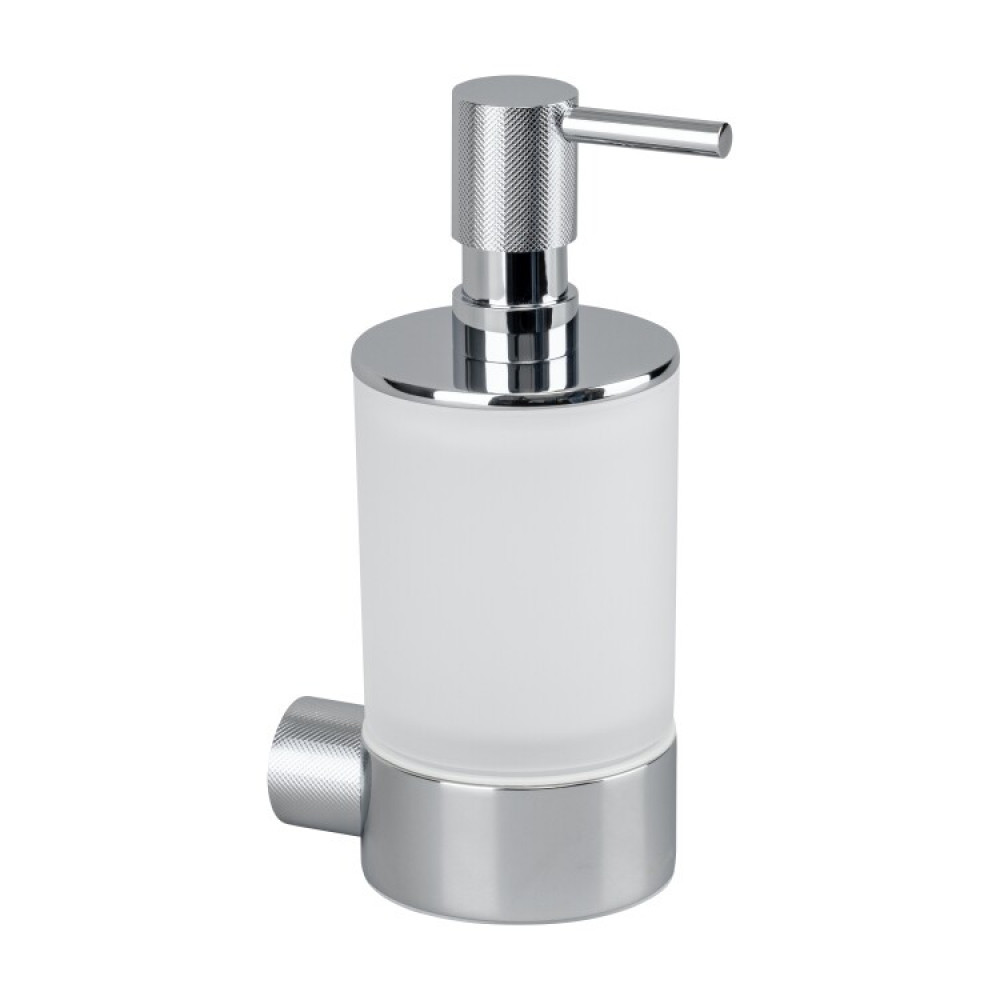 Дозатор для жидкого мыла, Splendy, Passion, нажимной сверху, шгв 73*106*181, цвет дозатора-хром