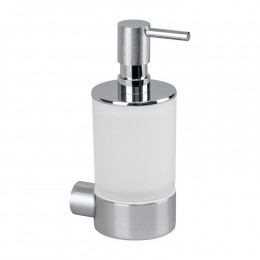 Дозатор для жидкого мыла, Splendy, Passion, нажимной сверху, шгв 73*106*181, цвет дозатора-хром