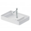 Раковина, Duravit, Bento Starck Box, шгв 650*460*145, отверстия для смесителя-1, HygieneGlaze, цвет-белый шелковисто-матовый (White Satin Matt)