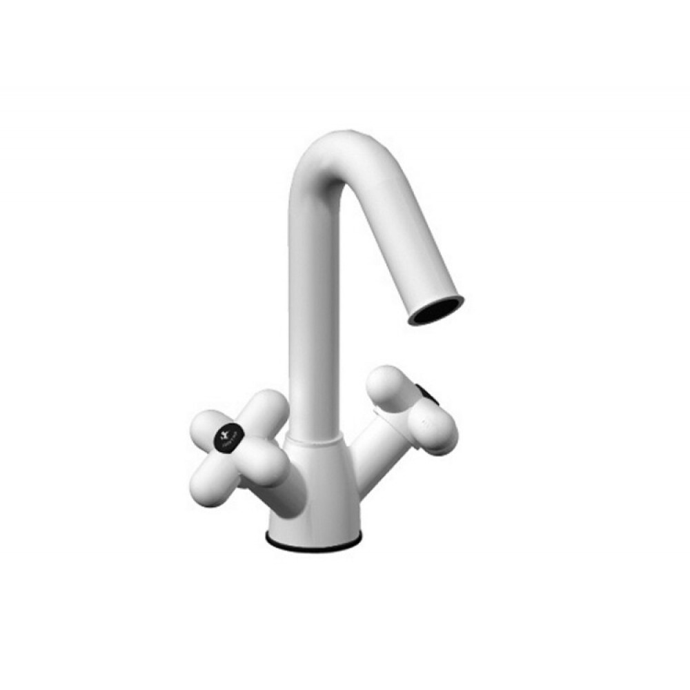 Смеситель для раковины, Fantini, I Balocchi, цвет-белый матовый