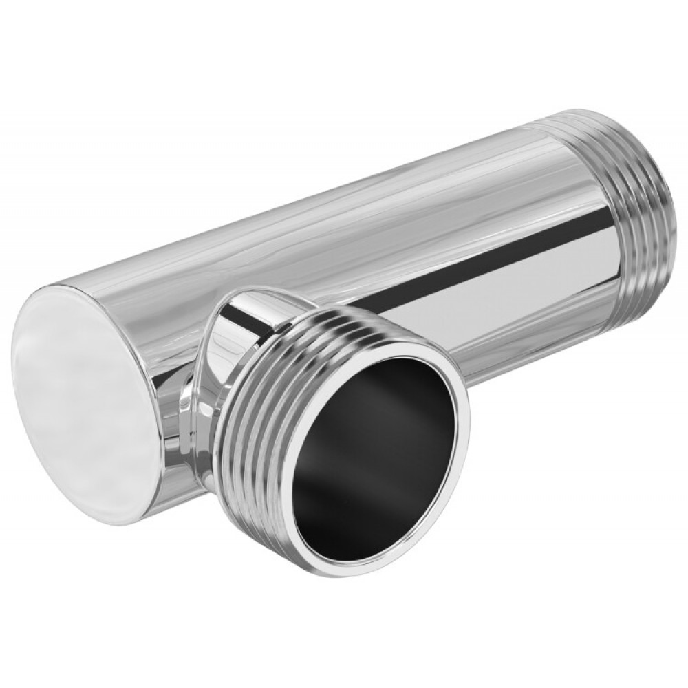 Уголок, Сунержа, переходной, присоединительный размер-НР G 1" / НР G 1", цвет-белый матовый