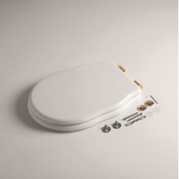 Сиденье для унитаза, Alice, Boheme, цвет-белый