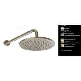 Верхний душ, Gessi, Habito Bath-Shower, 250*250, цвет-Finox Brushed Nickel