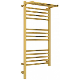 Полотенцесушитель, Сунержа, Богема 3.0, с 1 полкой, шгв 432*214*924, нижнее слева, МЭМ, цвет-золото