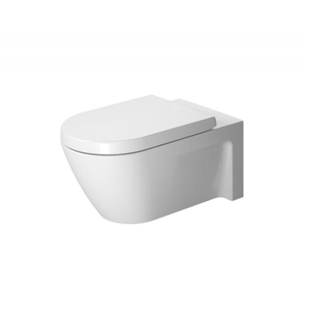 Унитаз, Duravit, Starck 2, подвесной, шгв 375*620*335, WonderGliss, цвет-белый