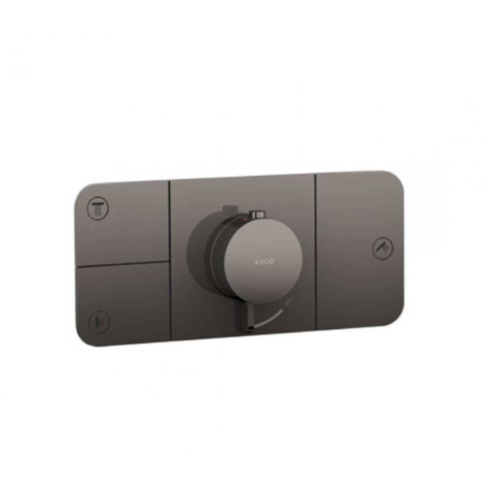 Смеситель для душа, Axor, Axor One, на 3 потребителя, цвет-полированный черный хром