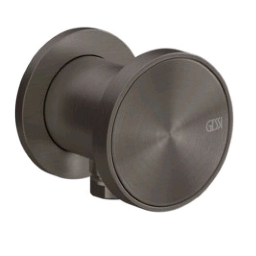 Шланговое подсоединение, Gessi, Origini, цвет-Black Metal Brushed PVD