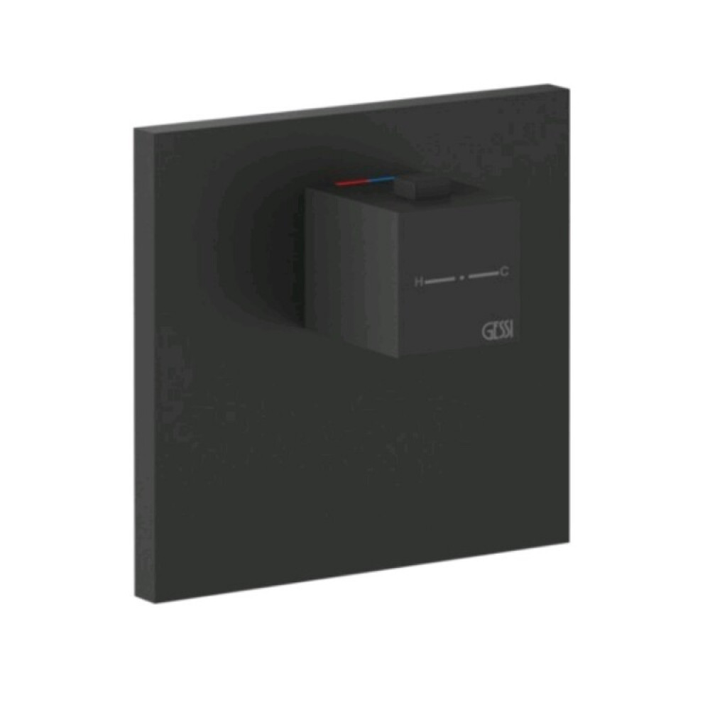 Смеситель для душа, Gessi, на 1 потребитель, цвет-черный матовый