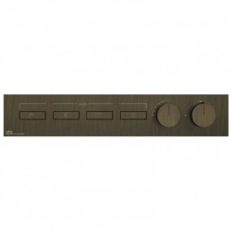 Смеситель для душа, Gessi, HI-FI, на 4 потребителя, цвет-Antique Brass