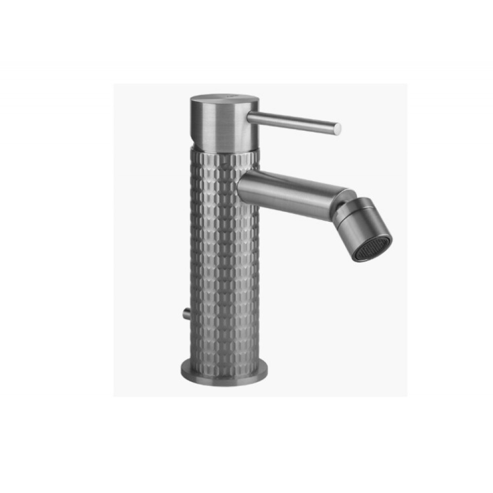 Смеситель для биде, Gessi, Meccanica, цвет-Steel Brushed