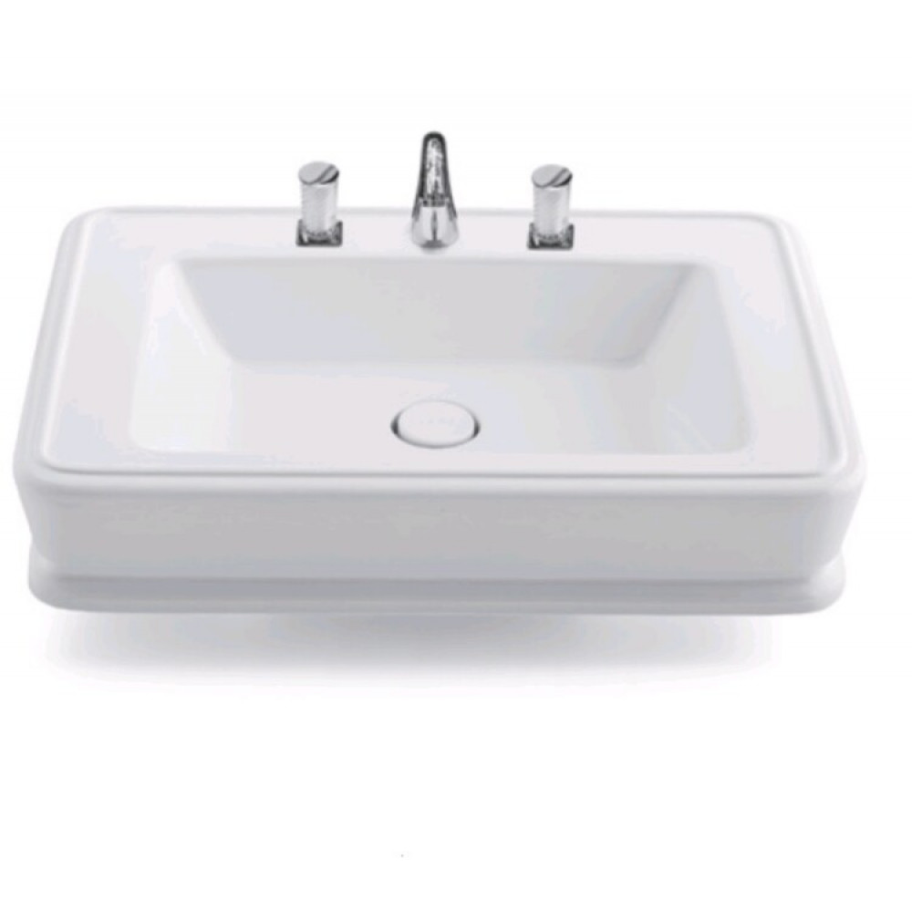 Раковина, Oasis, шгв 880*470*130, отверстия для смесителя-3, цвет-белый