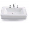 Раковина, Oasis, шгв 880*470*130, отверстия для смесителя-3, цвет-белый