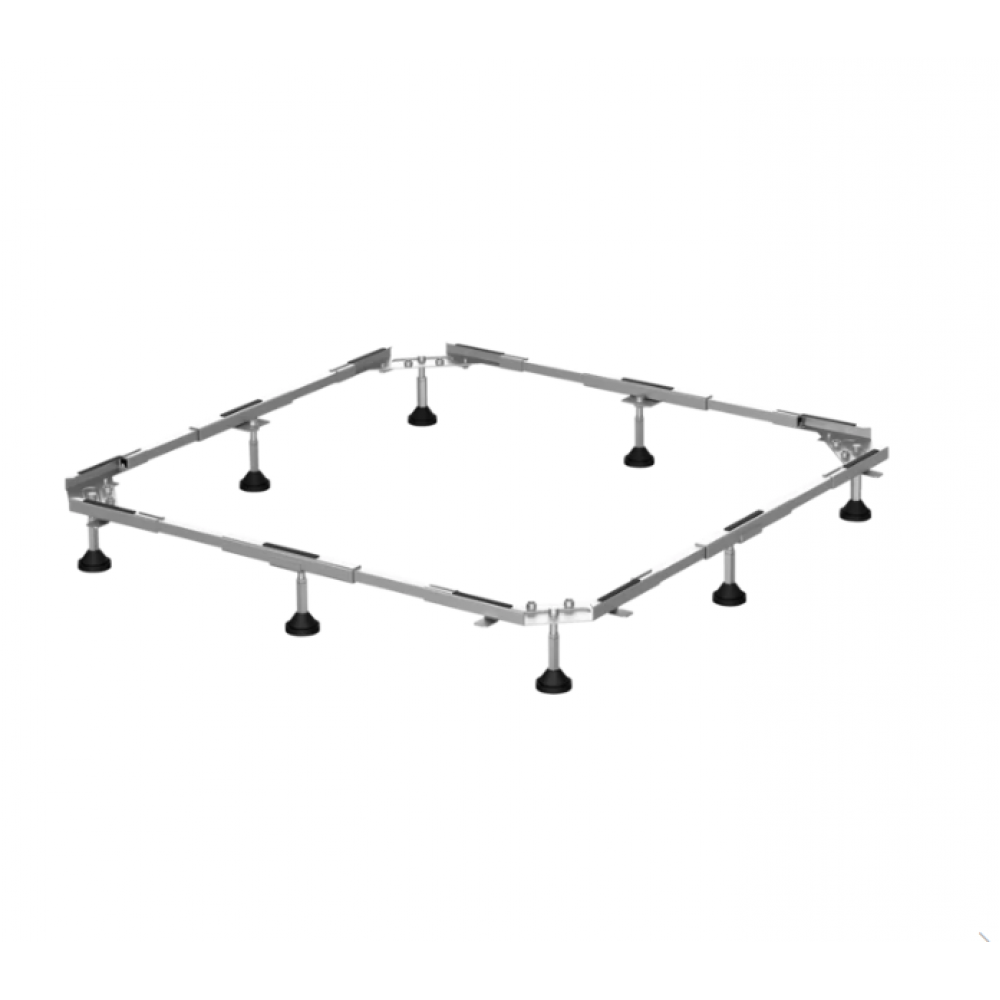 Ножки для душевого поддона, Bette, BetteFloor, шг-1400*900 мм, хром/черный