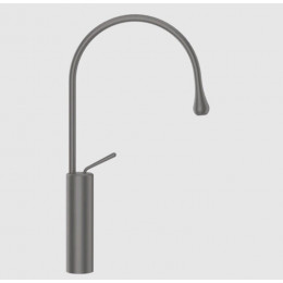 Смеситель для раковины, Gessi, Goссia, цвет-Black Metal Brushed GHRC