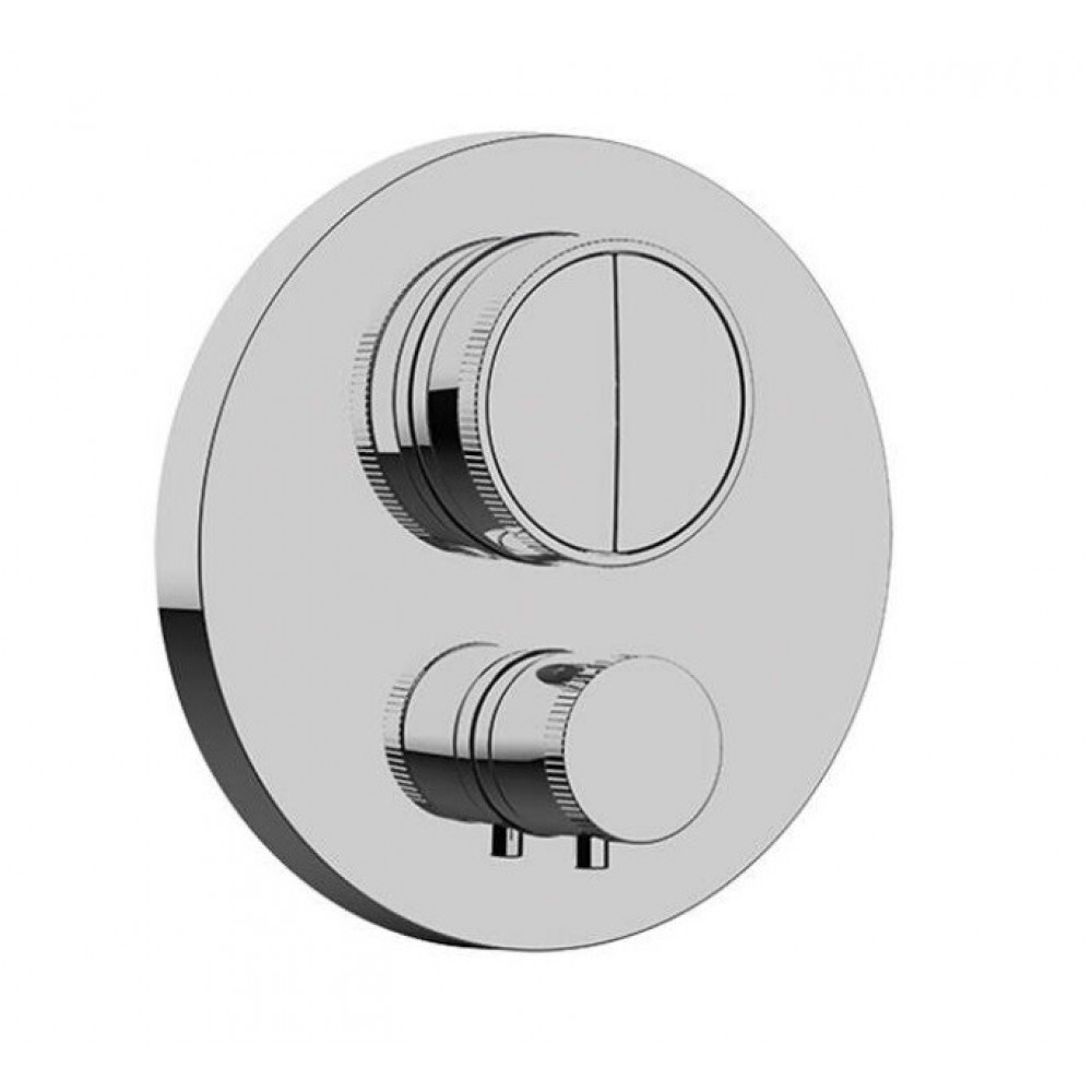 Смеситель для душа, Almar, Core, на 2 потребителя, цвет-Brushed Nickel (Товар заказной, возврату не подлежит)