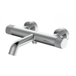 Смеситель для ванны, Splendy, Passion, на 2 потребителя, термостатический, цвет-хром