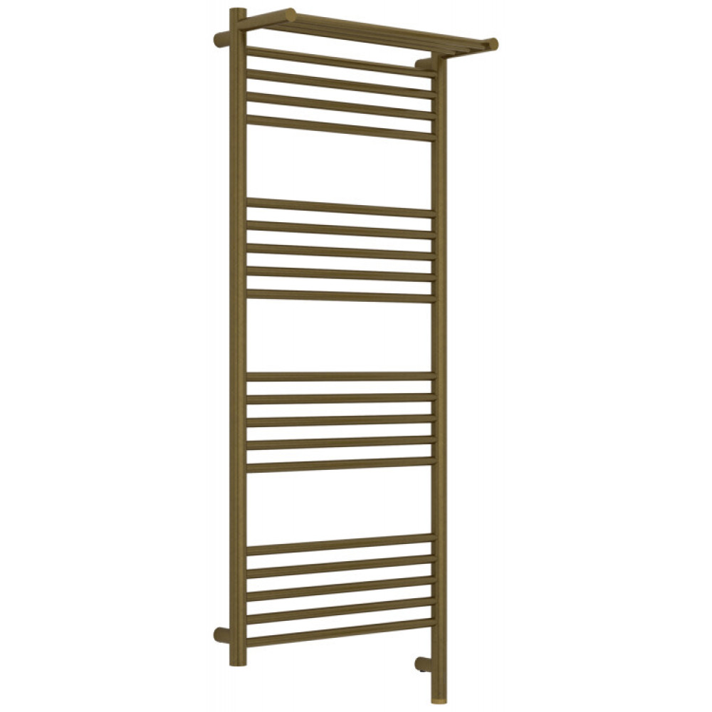 Полотенцесушитель, Сунержа, Богема 3.1, с 1 полкой, шгв 532*215*1324, нижнее справа, МЭМ, цвет-бронза состаренная