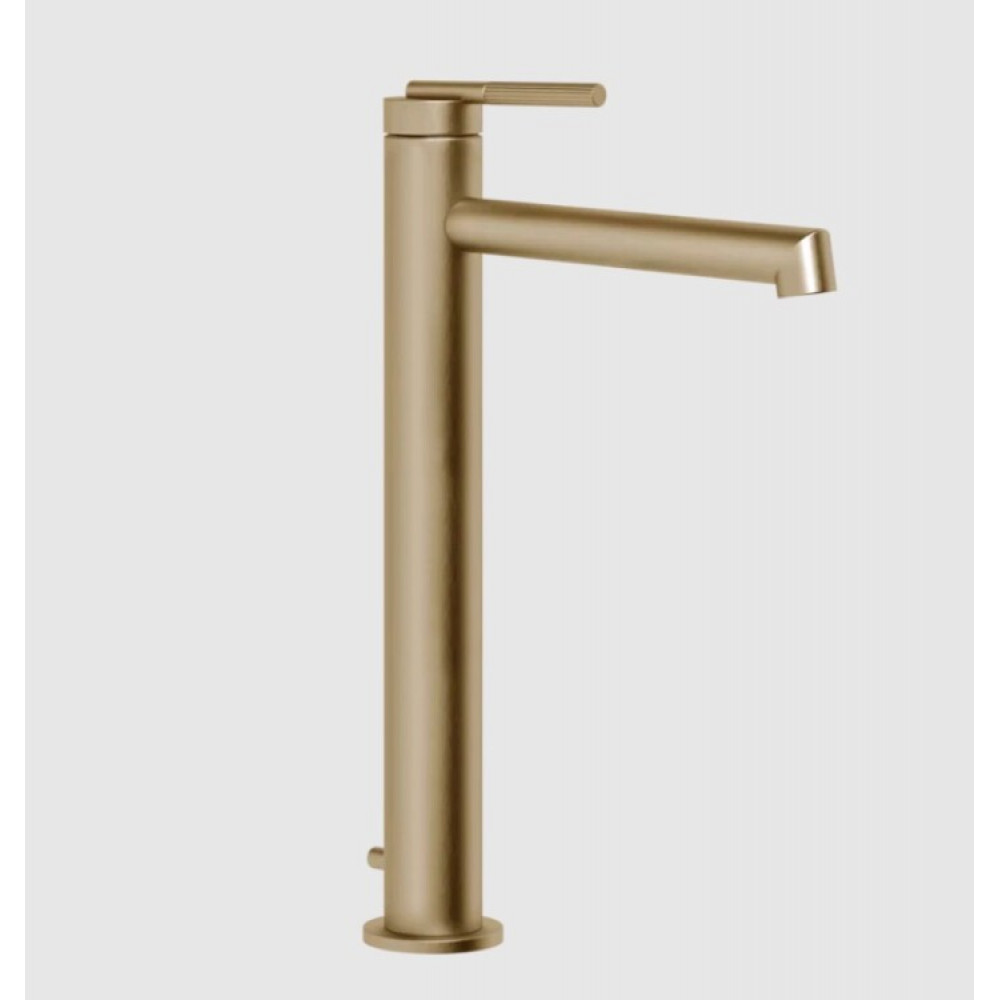 Смеситель для раковины, Gessi, Ingranaggio, цвет-Warm Bronze Brushed PVD
