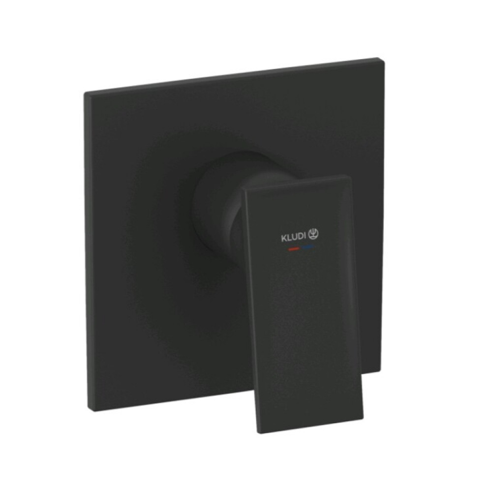 Смеситель для душа, Kludi, DECUS, на 1 потребитель, цвет-черный матовый (Matt Black, Nero Opaco)