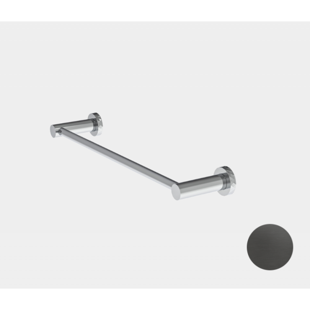 Полотенцедержатель, Fima Carlo Frattini, Accessori, шгв 400*84*40, цвет-хром черный брашированный
