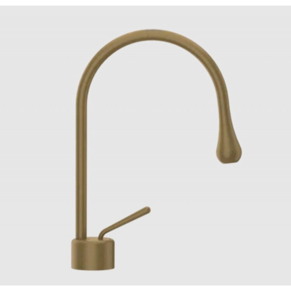 Смеситель для раковины, Gessi, Goссia, цвет-Antique Brass