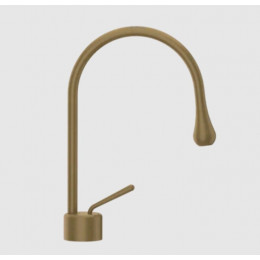 Смеситель для раковины, Gessi, Goссia, цвет-Antique Brass