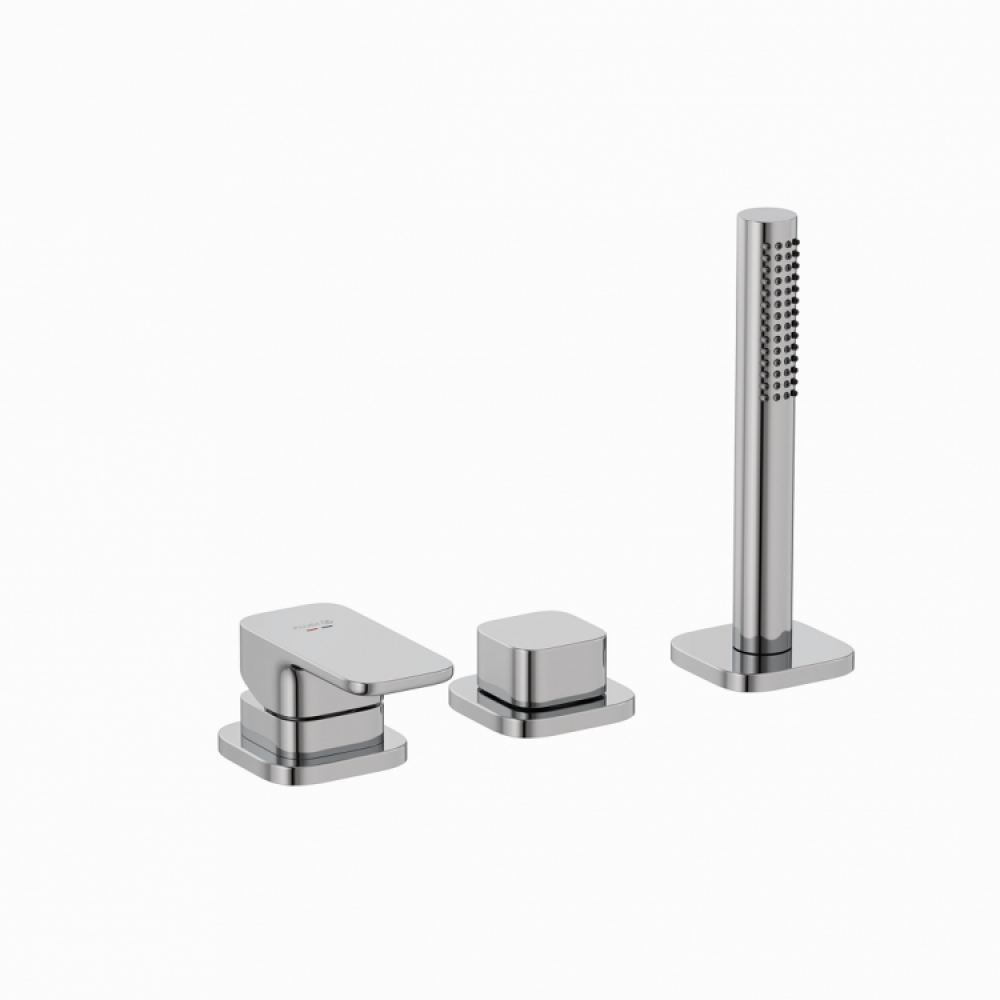 Смеситель для ванны и душа, Kludi, Renon, цвет-хром