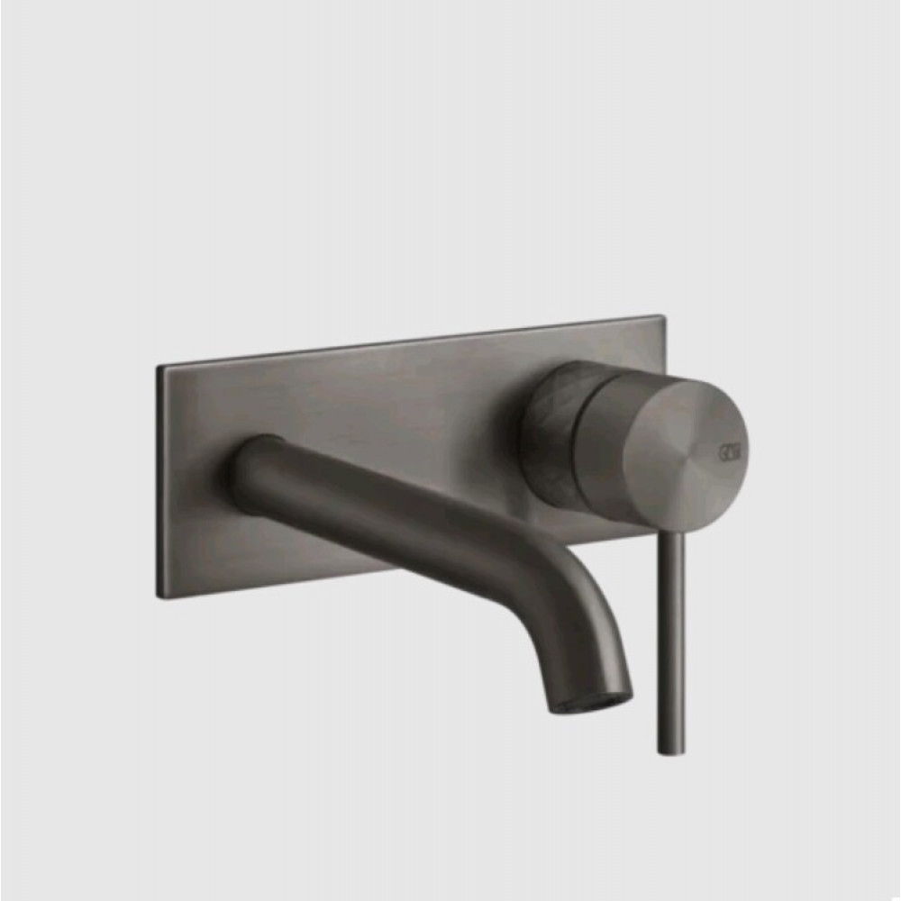 Смеситель для раковины, Gessi, 316 Intreccio, цвет-Black Metal Brushed PVD