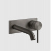 Смеситель для раковины, Gessi, 316 Intreccio, цвет-Black Metal Brushed PVD