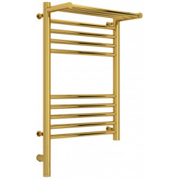 Полотенцесушитель, Сунержа, Богема 3.0, с 1 полкой, шгв 432*214*724, нижнее слева, МЭМ, цвет-золото