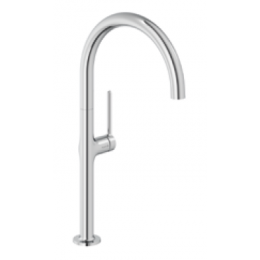 Смеситель для кухни, Kludi, REEF, цвет-оружейная сталь брашированная