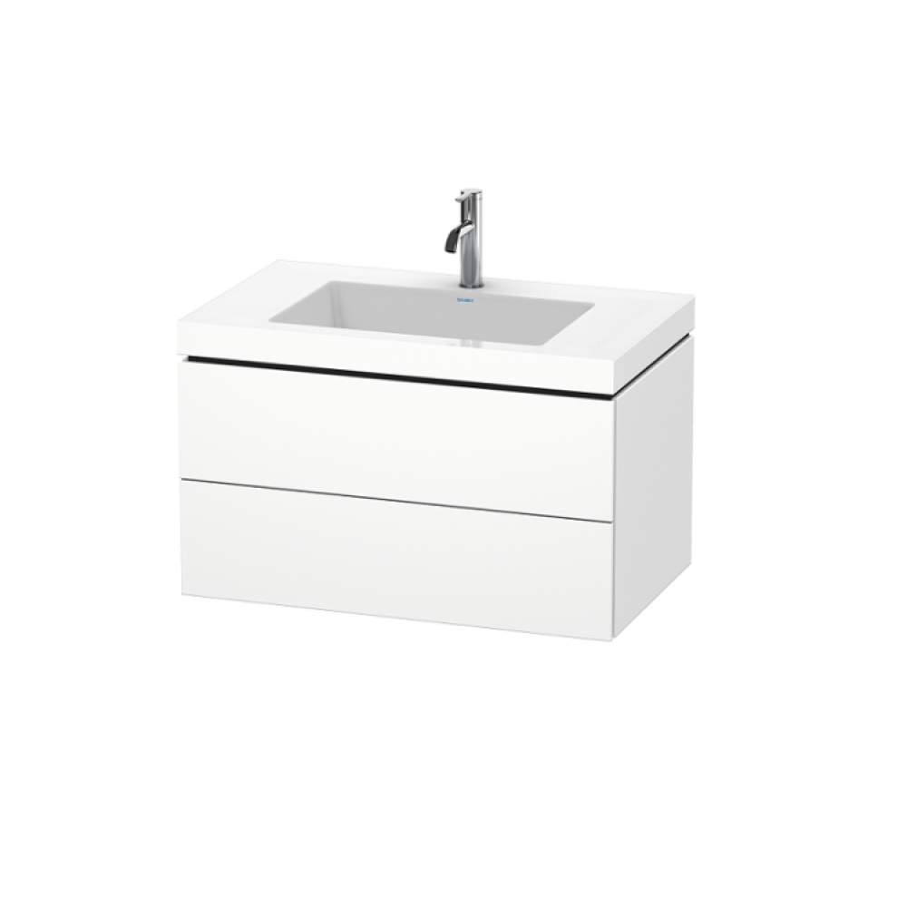 Тумба под раковину, Duravit, L-Cube, шгв 800*480*500, раковина-в комплекте, цвет-белый матовый