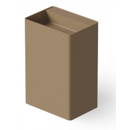 Раковина, DEA Design, Pedestal Basin, шгв 600*420*900, отверстия для смесителя-отсутствуют, цвет-Light Camel