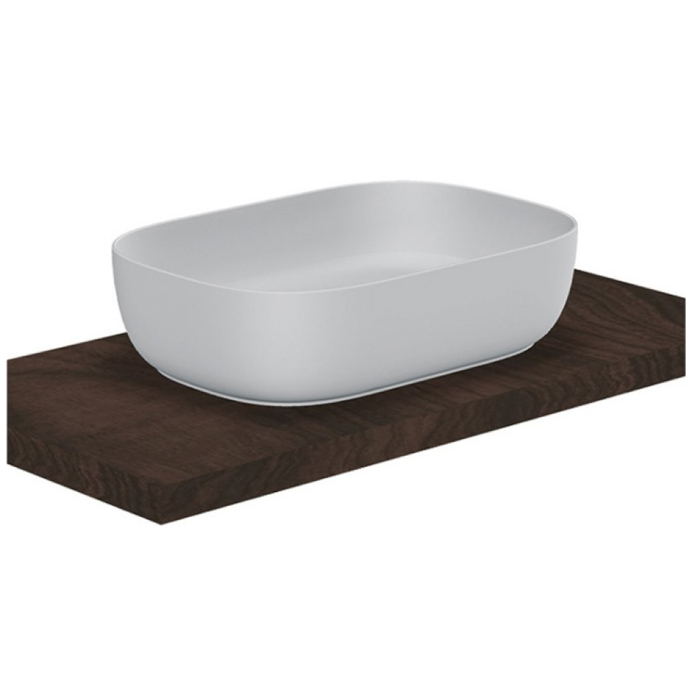 Раковина, Scarabeo, Glam, шгв 560*390*140, отверстия для смесителя-отсутствуют, цвет-travertine